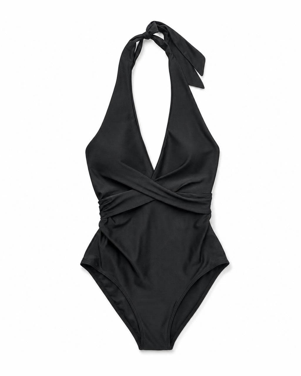 Noir Wrap Swimsuit