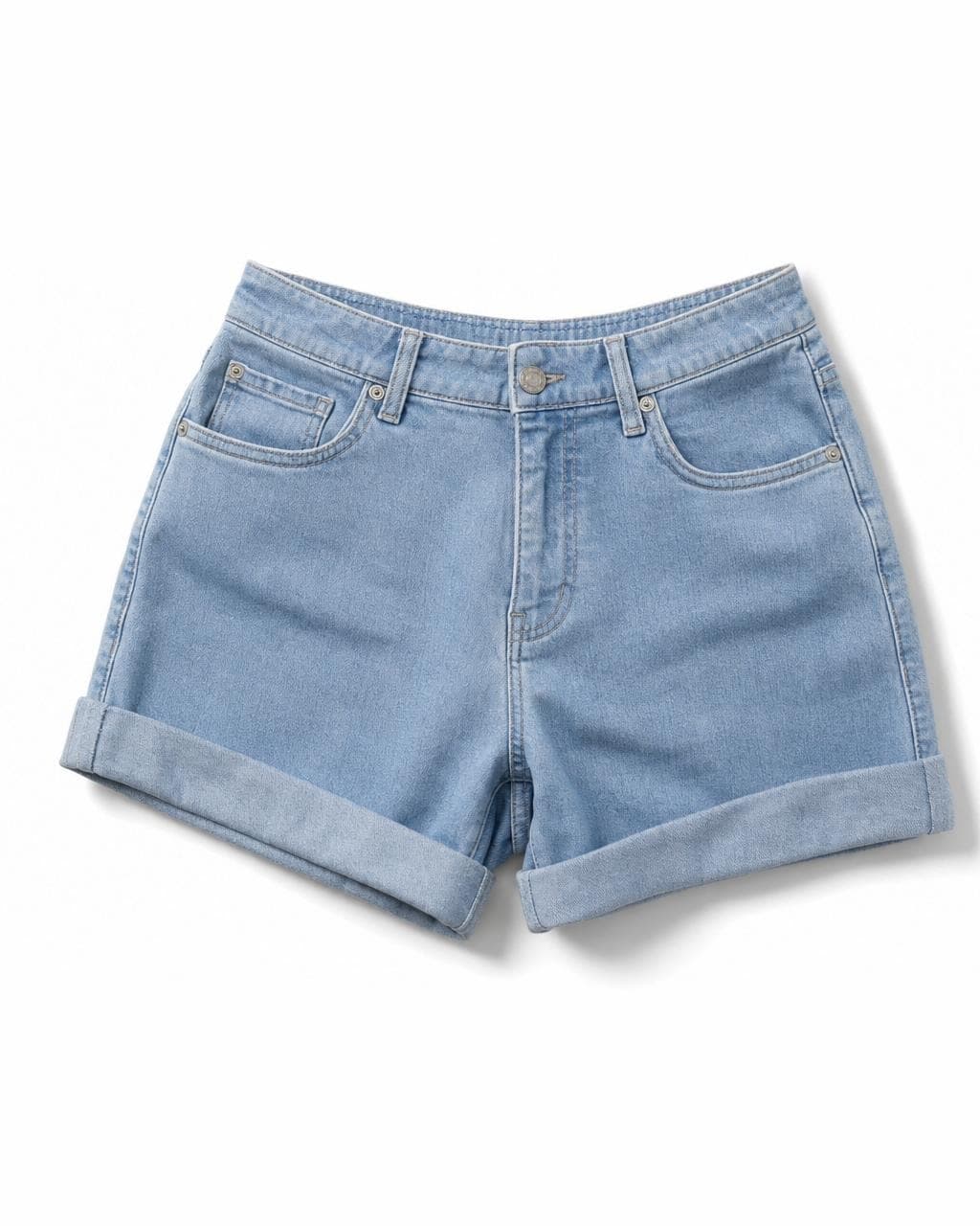 Washed Roll Shorts